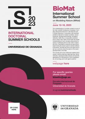 International Doctoral Summer Schools - BioMat 2023